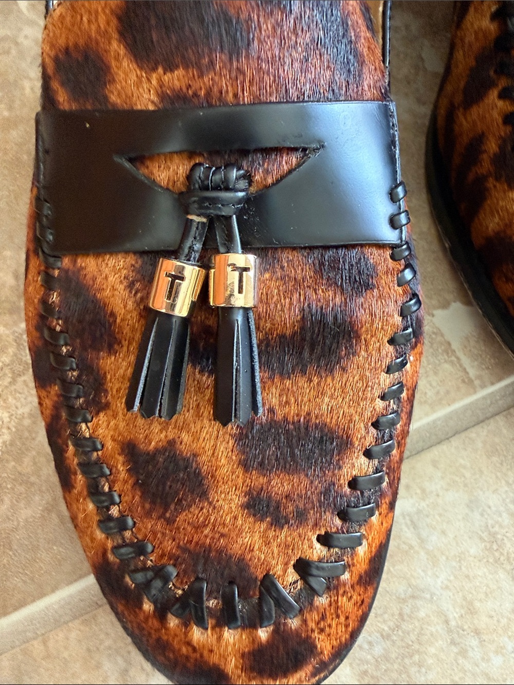 Leopard print loafers - Picture 9 of 11